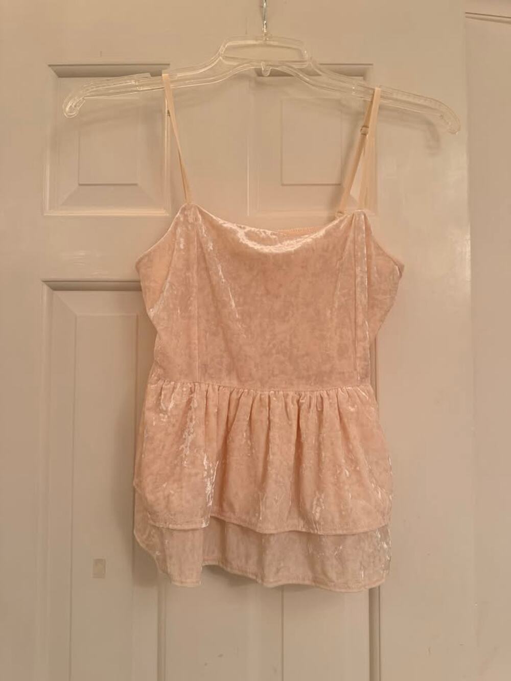 American Eagle Blush Smocked Top – Women's Small